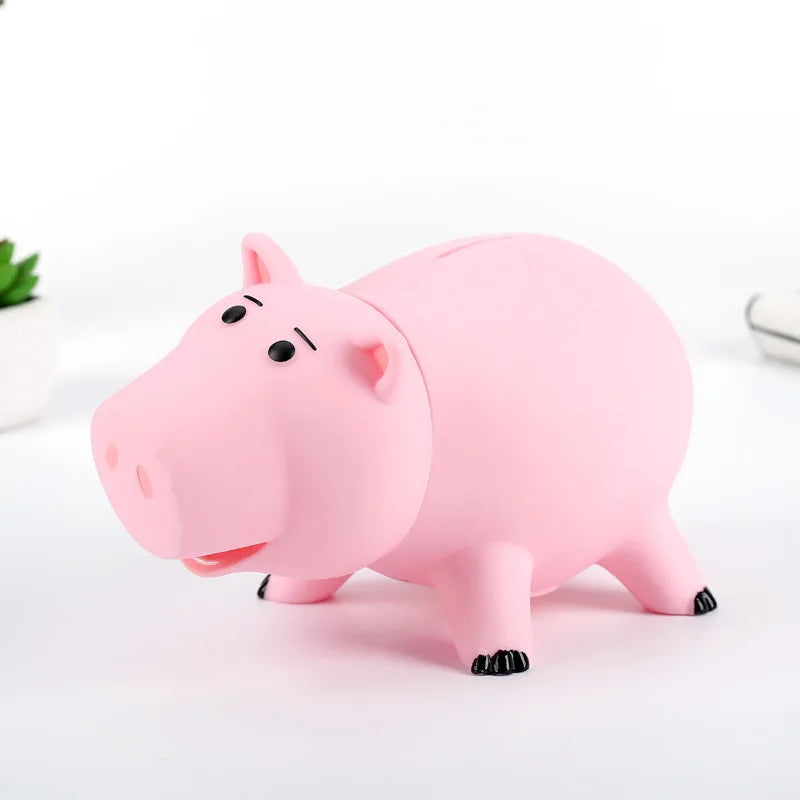 Disney Toy Story 4 Hamm the Piggy Bank Q Version 21cm PVC Pig Action Figures Mini Dolls Kids Toys Model for Children Gift