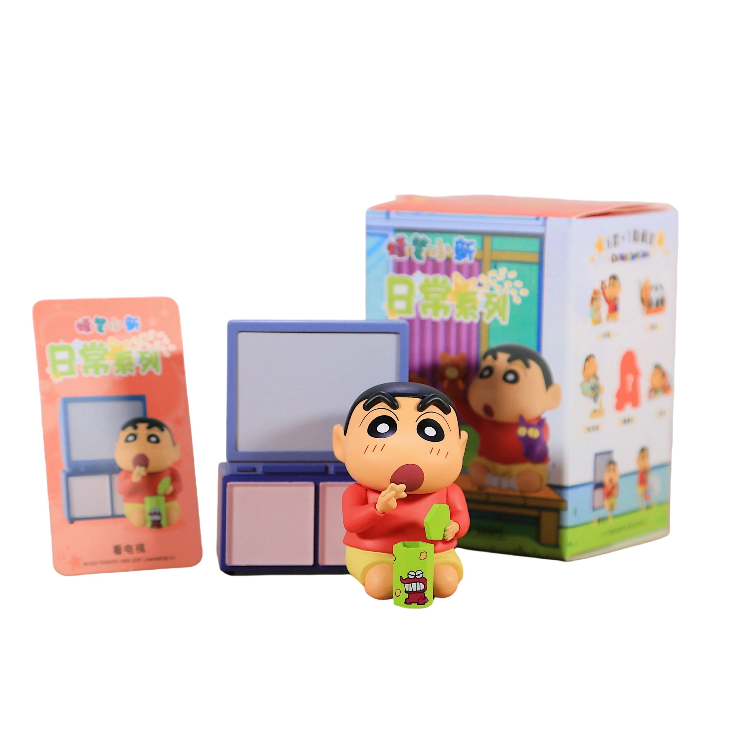 Crayon Shin-chan Daily Series Anime Doll Blind box Anime Doll Action Figure Model Collection Toys Statue Desktop Ornament Gifts