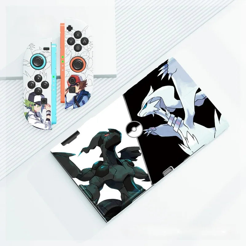 Cartoon Gengar Case for Nintendo Switch 2/NS Oled Game Console Joy-con Split Type Design Shockproof Drop Proof Protective Cover