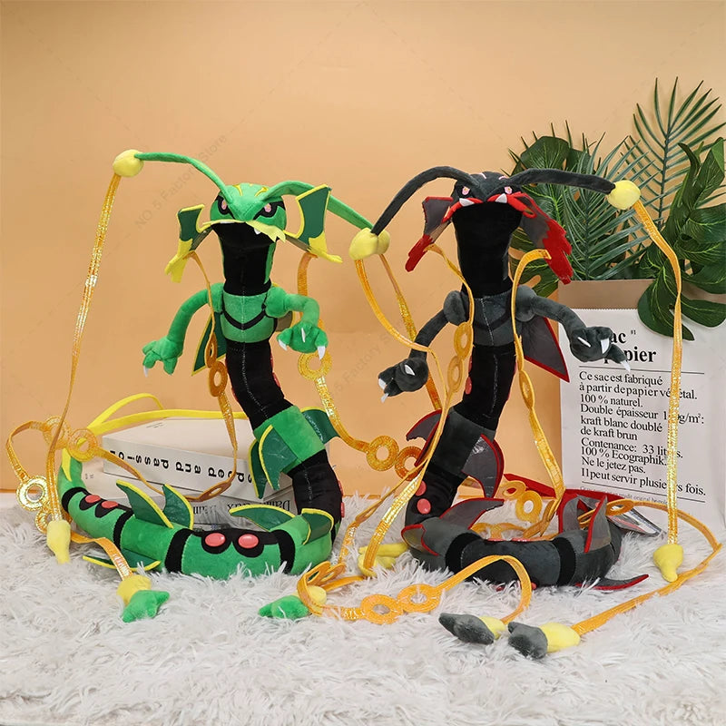 Mega Rayquaza Plush Toy Pokemon Shiny Dragonair Rayquaza Gyarados Peluche Anime Cartoon Stuffed Doll Halloween Xmas Gifts