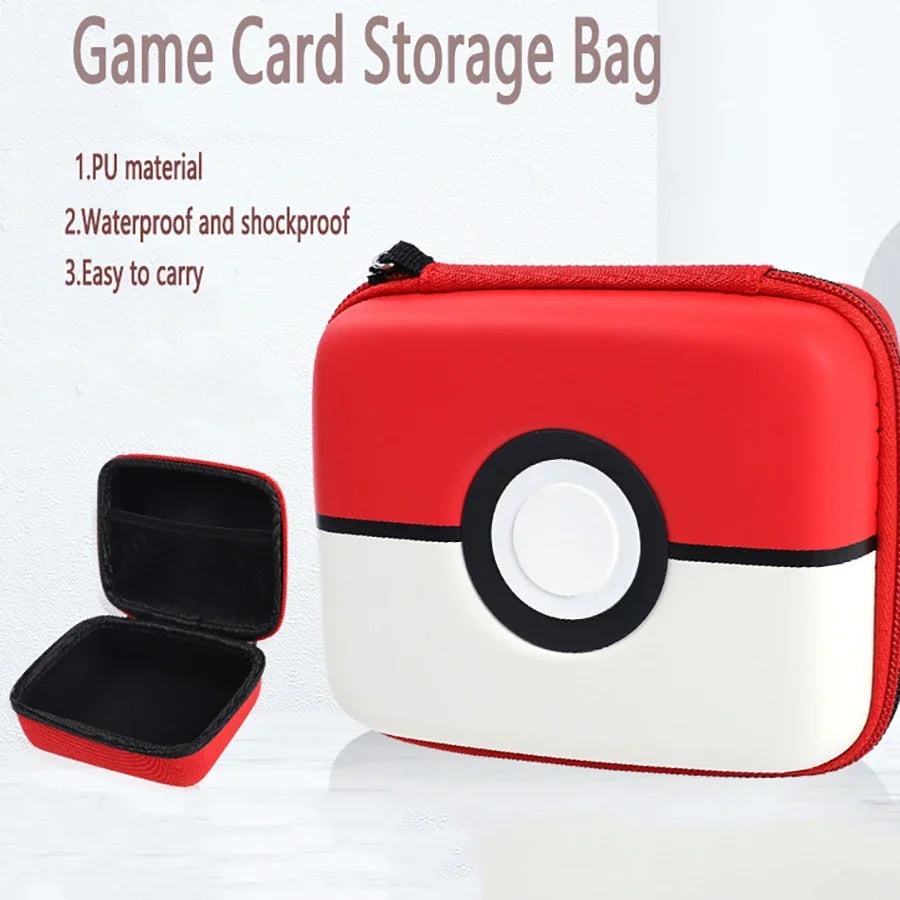 400Pcs Pokemon Game Cards Capacity Cards Holder Album Hard Case Card Holder Book Earphone Storage Box Christmas Gifts