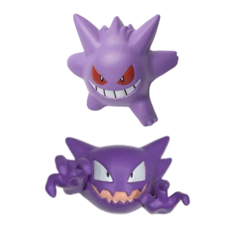 Perfect Packaging Ghost Pokemon Figure Car Interior Air Outlet Decoration Gastly Gengar Haunter Duskull Anime Car Ornament Gifts