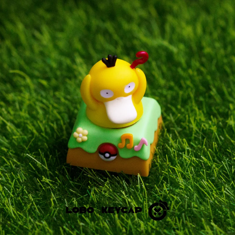 Cartoon Cute Squirtle Psyduck Keycap Personality Anime Peripheral Mechanical Keyboard Decoration Esc Single Keycap Birthday Gift