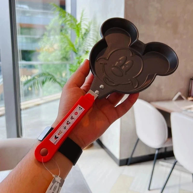 Anime Stitch Kids Breakfast Frying Pot Mickey Mouse Figure Kitchen Tools Egg Omelette Mold Non-Stick Frying Pan Baby Toy