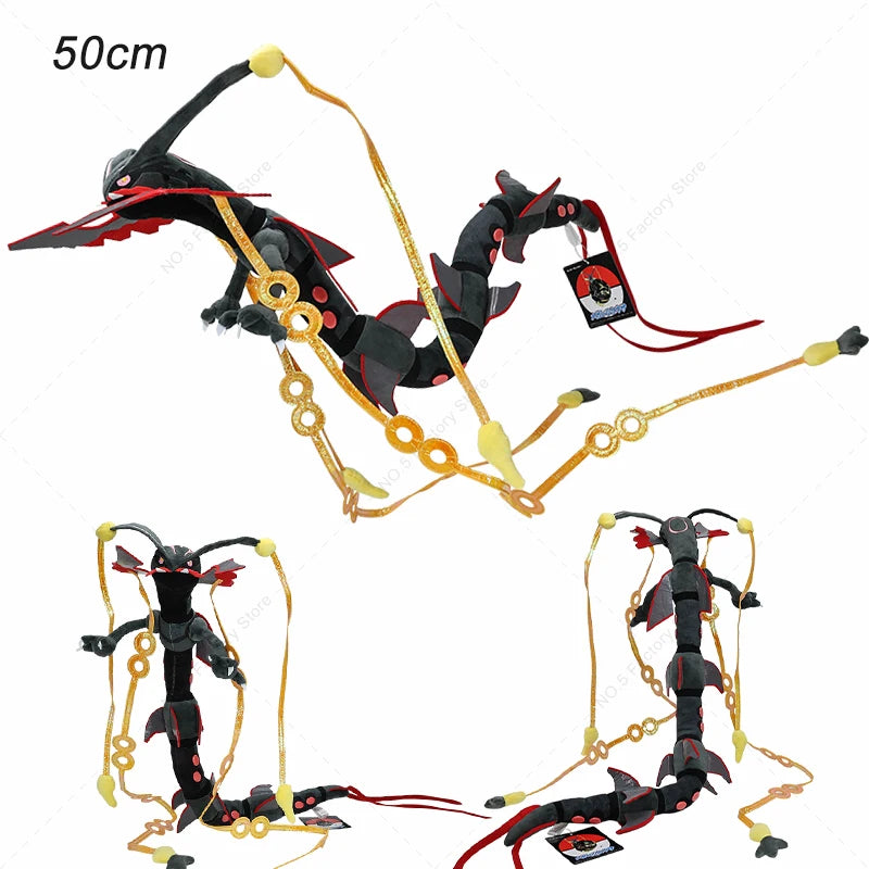 Mega Rayquaza Plush Toy Pokemon Shiny Dragonair Rayquaza Gyarados Peluche Anime Cartoon Stuffed Doll Halloween Xmas Gifts