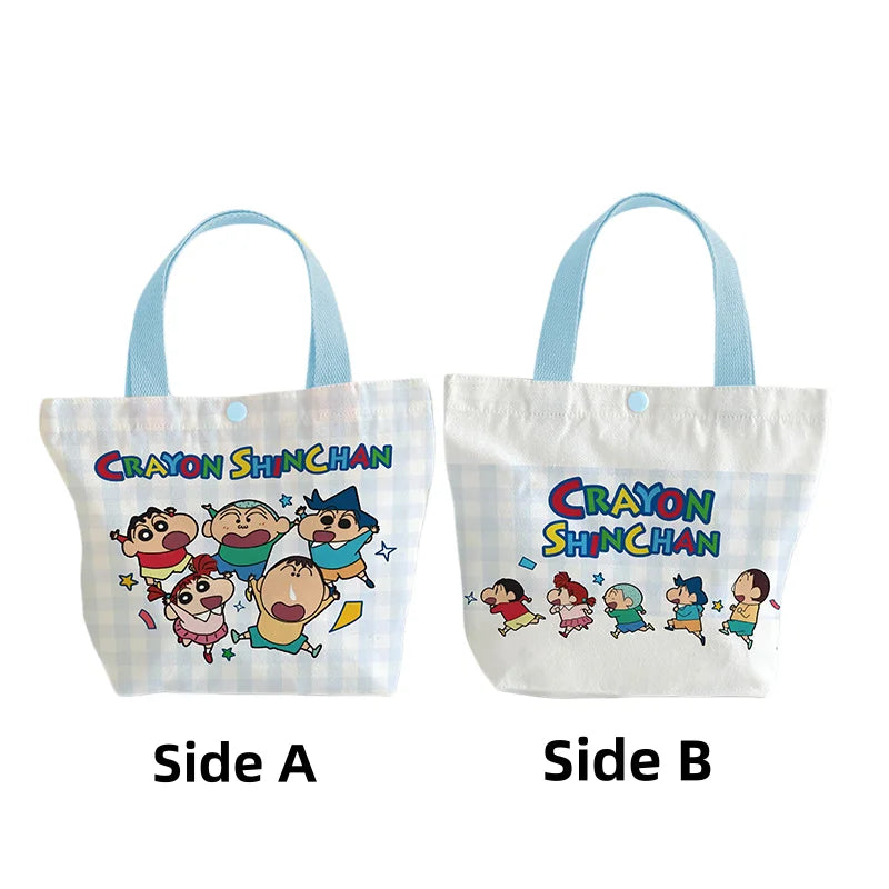 Crayon Shin-chan Canvas Bag New Creative Cartoon and Cute Fashionable Personalized High-Value Portable Large-Capacity Tote Bag