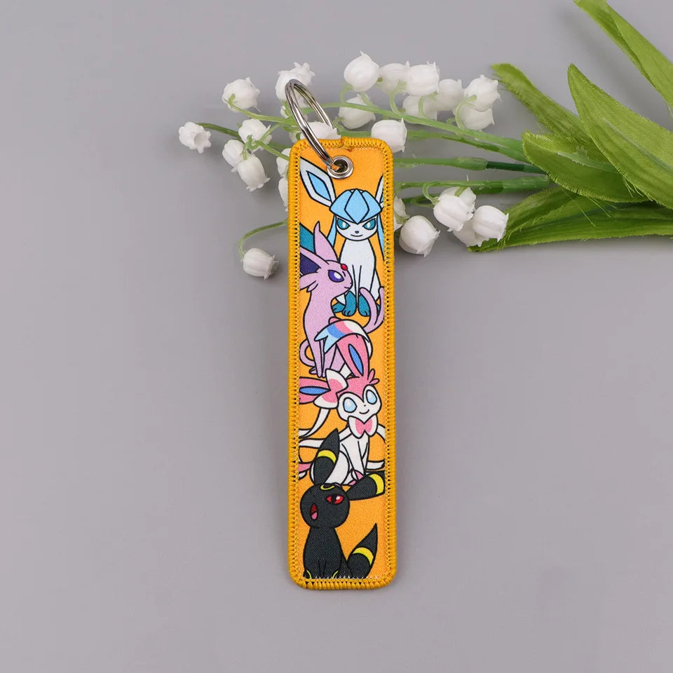 1 PCS Anime Game Monster Key Chain for Motorcycles Key Fobs Holder Men Women Key Tags Key Ring Jewelry Accessories Toys Gifts