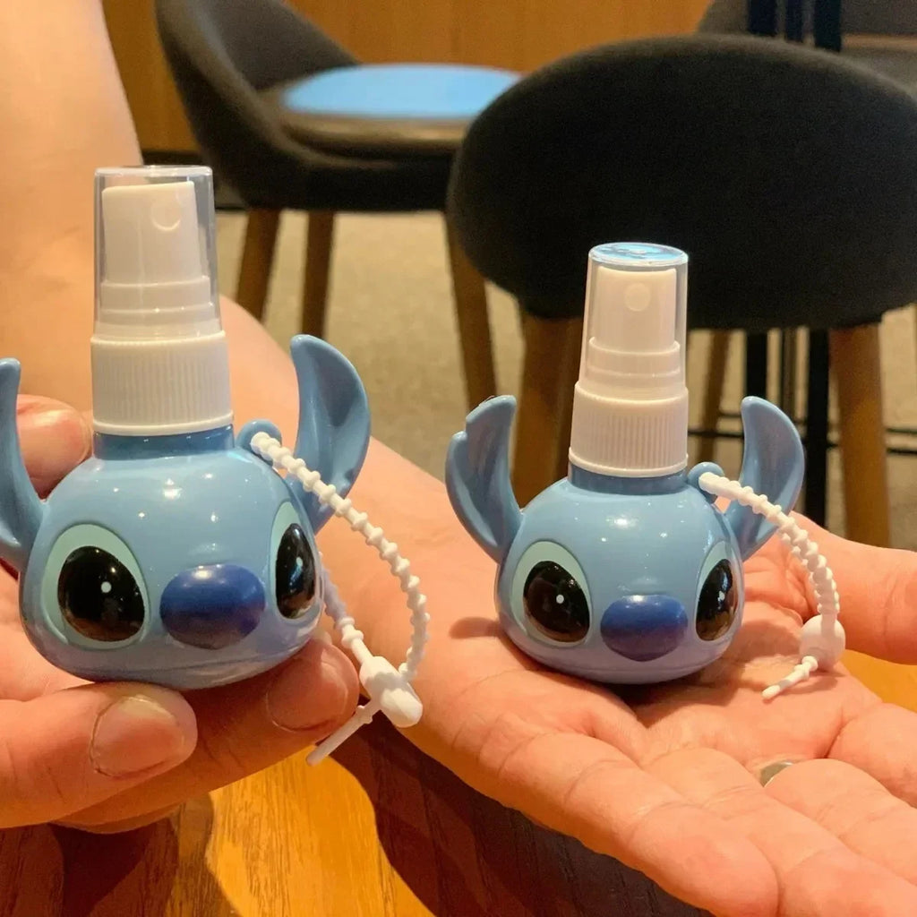 Kawaii Stitch Anime Figure Spray bottle Stitch cute water replenishing portable small spray bottles kids Girls Boys Gifts Toys