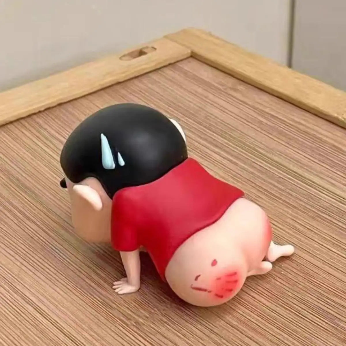 Anime Crayon Shin Chan Swollen Buttocks Figurine PVC Model Doll Desktop Decorations Fans Gift