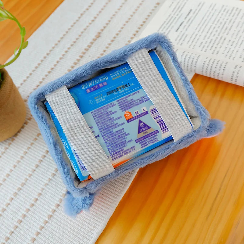 Disney Stitch Stitch Plush Tissue Boxes Storage Case Organizer Ornament Craft Desktop Tissue Holder Kitchen Tissue Box Gift
