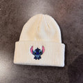 Cartoon Stitch Knit Hat Embroidered Benie Cap Cute Unisex Warm Stretchy Hats Outdoor Thermal Caps Christmas Gift for Boy Girl