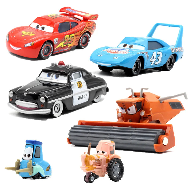 Hot Boys Toy Pixar Cars | Metal Diecast Car Toy Lightning McQueen Frank Fritter Red Racing Car  | Birthday Holiday Toy Car Gifts