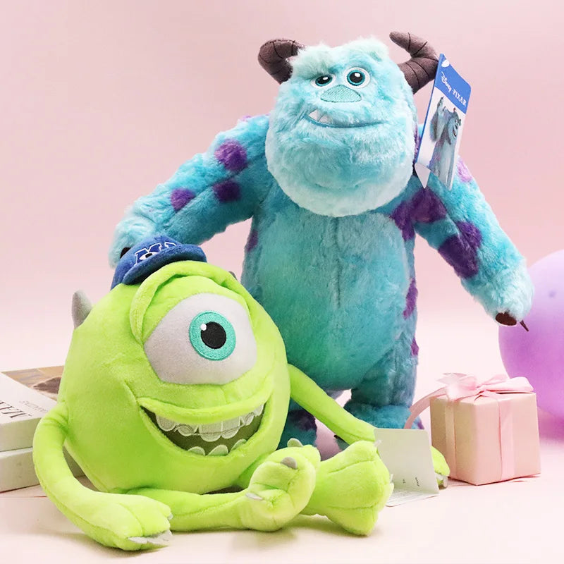 Fluffy Kawaii Sulley Mike Wazowsky Monsters University Stuffed Plush Animals Toy Sets Cute Pixar Doll For Boy Girl Birthday Gift