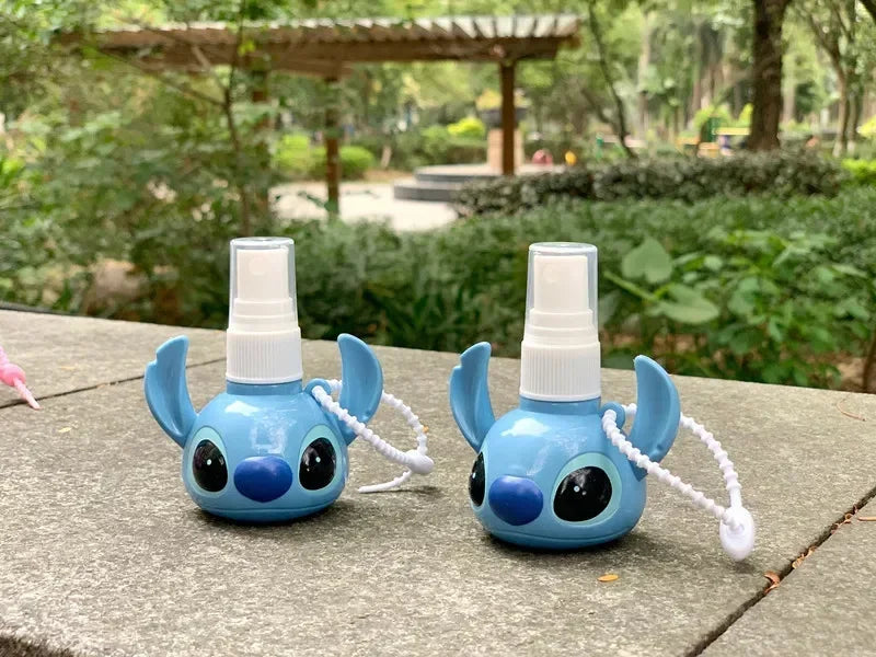 Kawaii Stitch Anime Figure Spray bottle Stitch cute water replenishing portable small spray bottles kids Girls Boys Gifts Toys