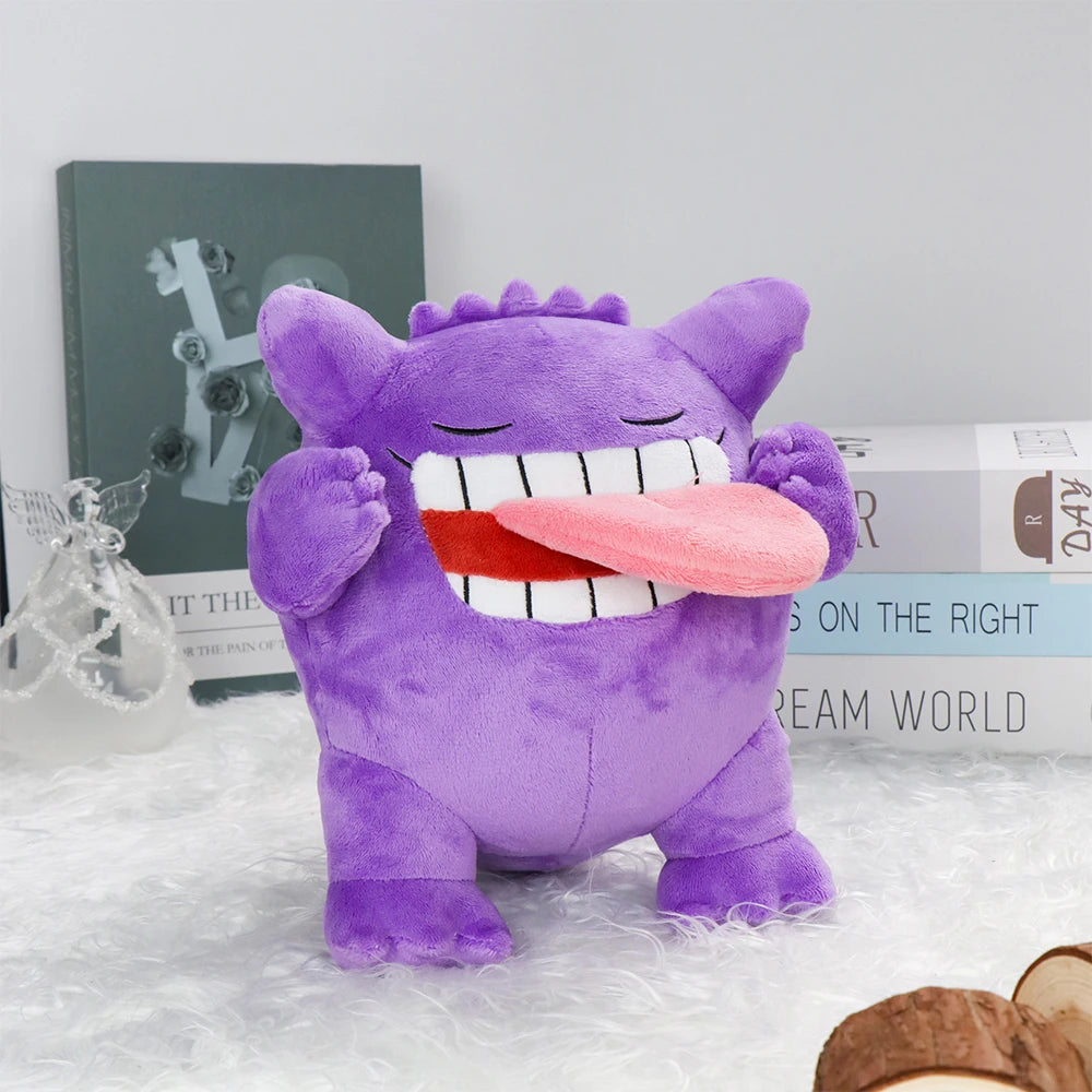 Gengar Keychain Plush Toy Pokemon Pendant Stuffed Soft Stuffed Doll Wonderful Gifts Kawaii Cute Cartoon Toys for Xmas Gifts