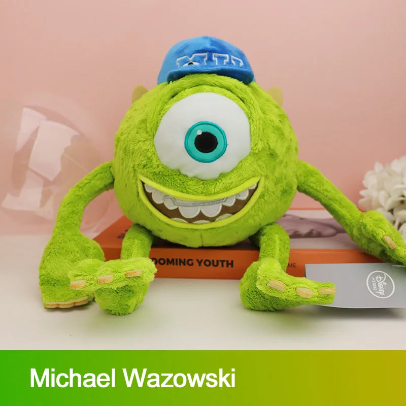 Fluffy Kawaii Sulley Mike Wazowsky Monsters University Stuffed Plush Animals Toy Sets Cute Pixar Doll For Boy Girl Birthday Gift