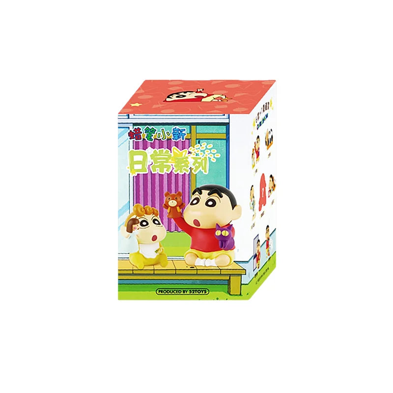 Crayon Shin-chan Daily Series Anime Doll Blind box Anime Doll Action Figure Model Collection Toys Statue Desktop Ornament Gifts