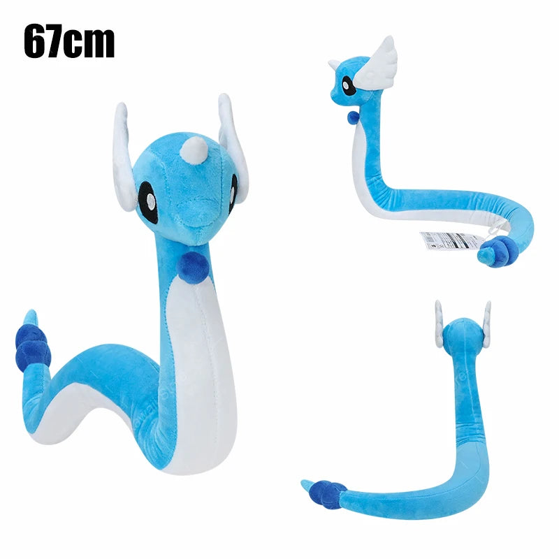 Mega Rayquaza Plush Toy Pokemon Shiny Dragonair Rayquaza Gyarados Peluche Anime Cartoon Stuffed Doll Halloween Xmas Gifts