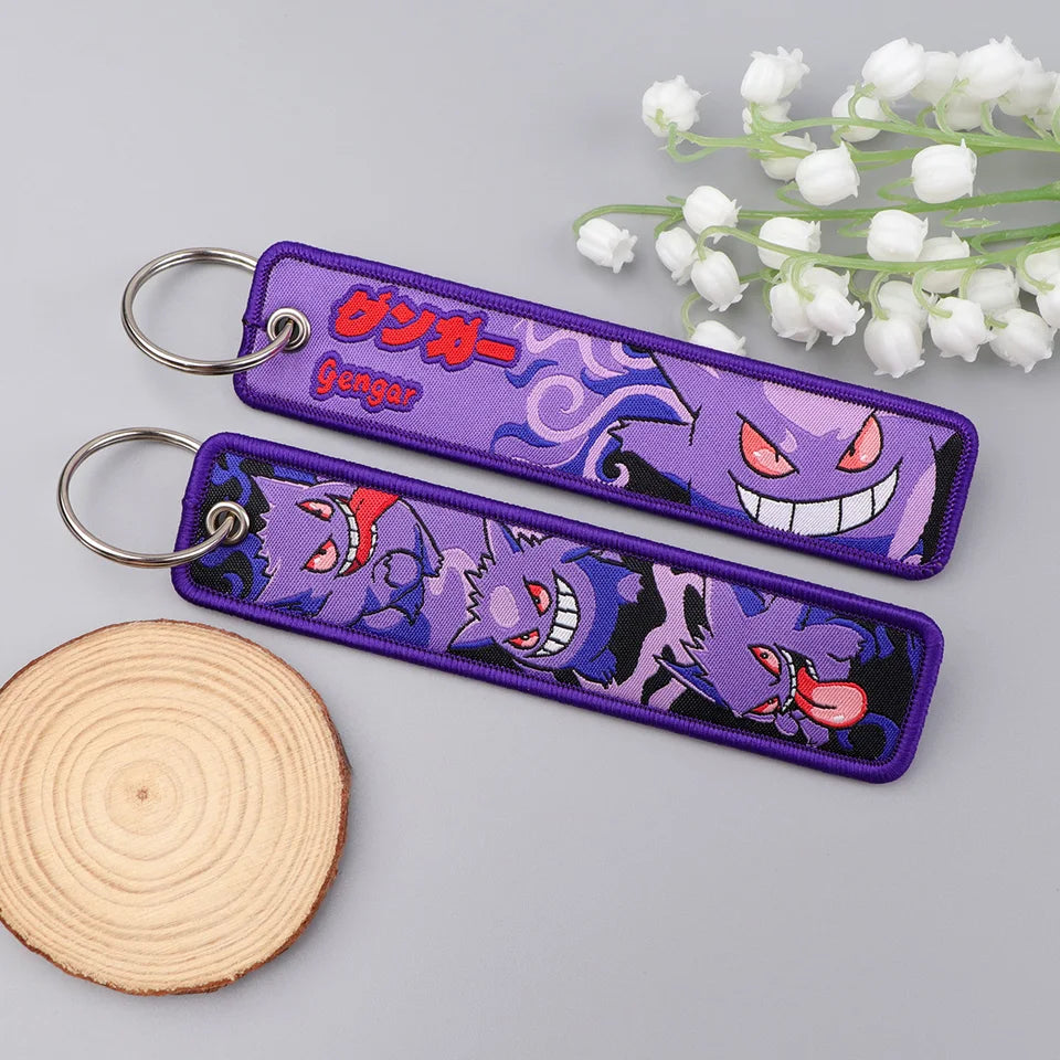1 PCS Anime Game Monster Key Chain for Motorcycles Key Fobs Holder Men Women Key Tags Key Ring Jewelry Accessories Toys Gifts