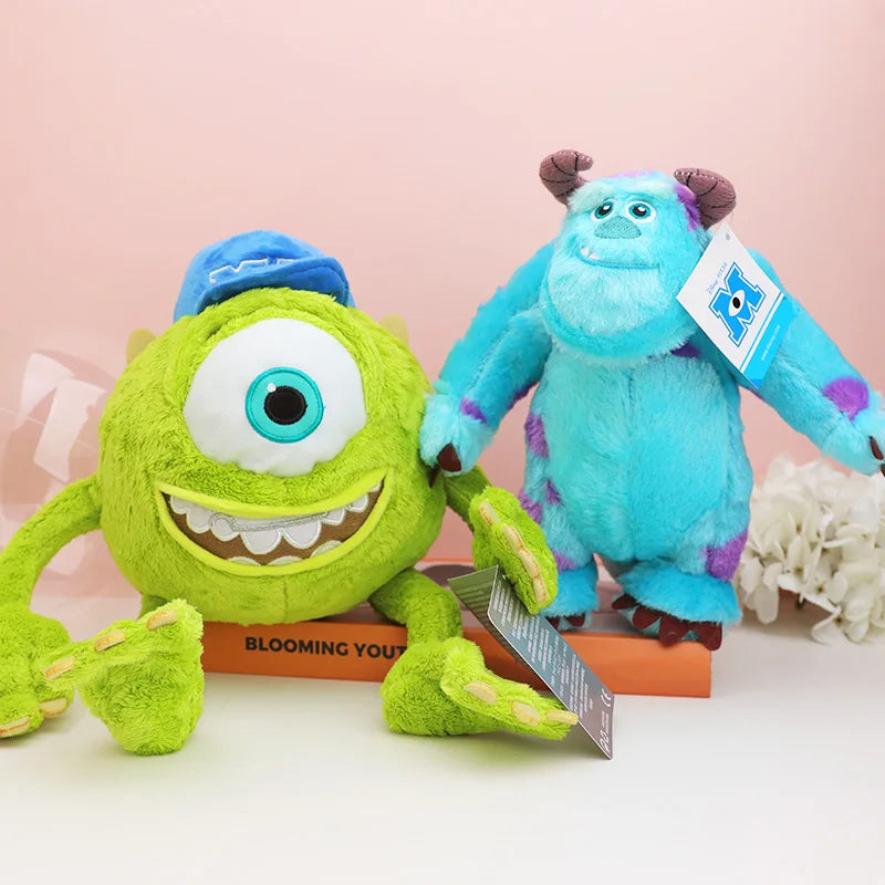 Fluffy Kawaii Sulley Mike Wazowsky Monsters University Stuffed Plush Animals Toy Sets Cute Pixar Doll For Boy Girl Birthday Gift