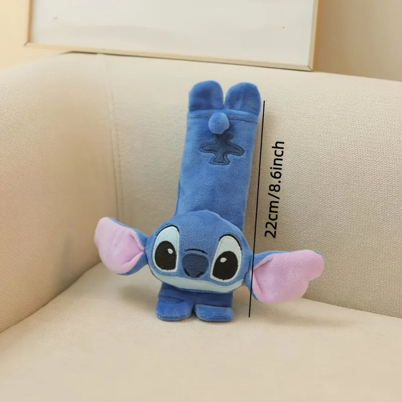 1 Disney Stitch Soft Car Seat Belt Shoulder Pad - Comfortable Neck Support, Ideal Gift for Birthdays