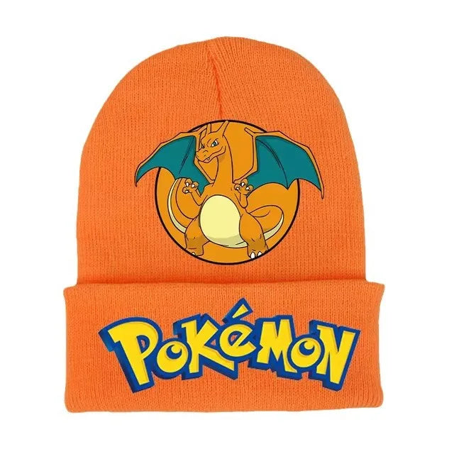 Pokemon Cute Pikachu Kids Knitted Hats Beanies Cartoon Anime Print Caps Heat Comfortable Casual Hat Birthday Gifts