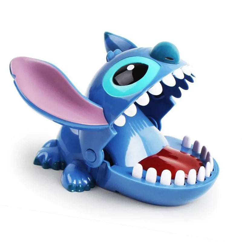 Disney Anime Stitch Bite Finger Tricky Toy Parent-child Interactive Puzzle Push Teeth Party Game Toys Kids Doll Gifts Brinquedos