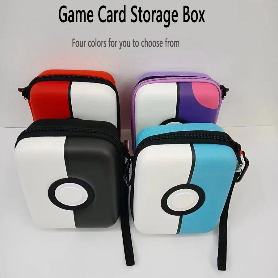 400Pcs Pokemon Game Cards Capacity Cards Holder Album Hard Case Card Holder Book Earphone Storage Box Christmas Gifts