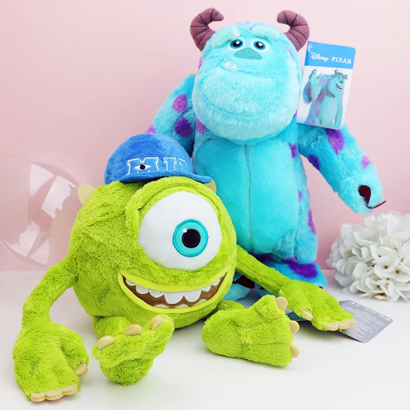 Fluffy Kawaii Sulley Mike Wazowsky Monsters University Stuffed Plush Animals Toy Sets Cute Pixar Doll For Boy Girl Birthday Gift