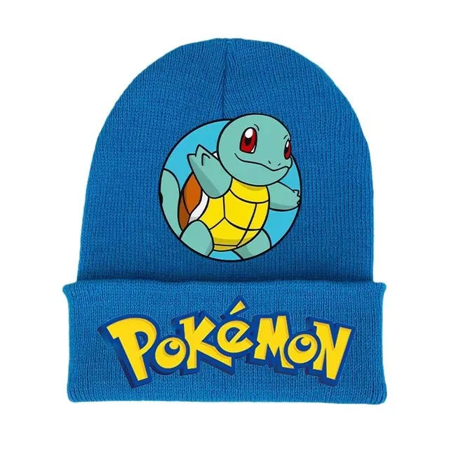 Pokemon Cute Pikachu Kids Knitted Hats Beanies Cartoon Anime Print Caps Heat Comfortable Casual Hat Birthday Gifts