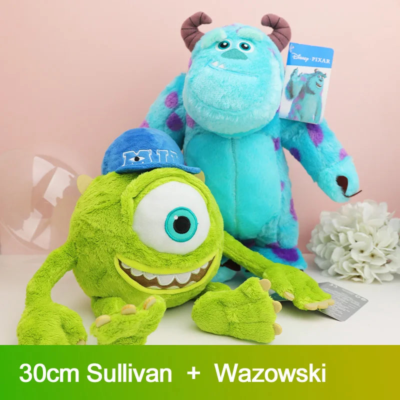 Fluffy Kawaii Sulley Mike Wazowsky Monsters University Stuffed Plush Animals Toy Sets Cute Pixar Doll For Boy Girl Birthday Gift