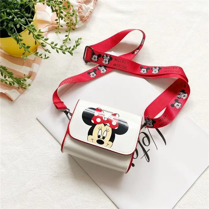 Cartoon Women's Bag Mickey Mouse Pictures Shoulder Bags Cute Girl Messenger Bag Coin Purse Fashion Anime Women Bags Gifts