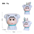 Crayon Shin chan Anime Student School Supplies Cartoon Decorative Ornament Storage Box Pen Holders Student Boy Girl Gift Toys