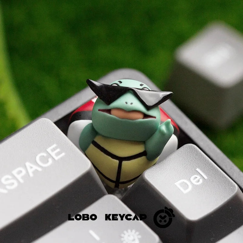 Cartoon Cute Squirtle Psyduck Keycap Personality Anime Peripheral Mechanical Keyboard Decoration Esc Single Keycap Birthday Gift