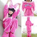 Kigurumi Stitch Cartoon Onesies Kids Children Animal Pajamas Jumpsuits Girls Boys Anime Cosplay Costumes For Christmas Halloween