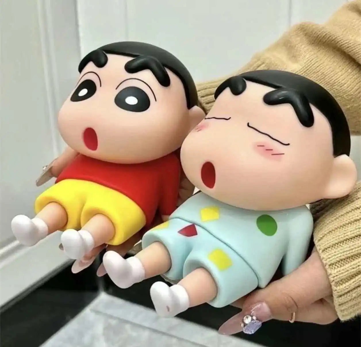In Stock Anime Xiao Xin Mobile Phone Stand Universal Desktop Lazy Model Doll Desktop Handmade Ornament Holiday Surprise  Gift