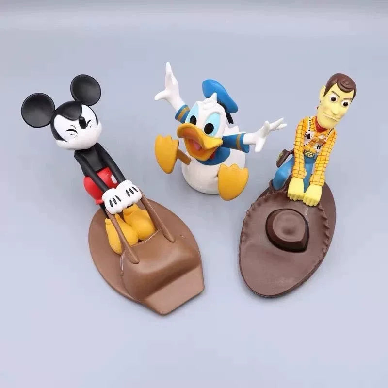 Cute Cartoon Mouse Duck Woody Windproof Anti-Collision Safety Door Stopper Decorative Door Wedge Office Door Holder Home Gifts
