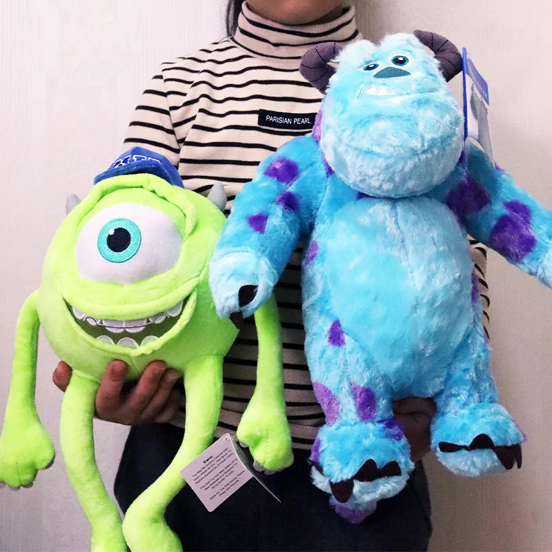 Fluffy Kawaii Sulley Mike Wazowsky Monsters University Stuffed Plush Animals Toy Sets Cute Pixar Doll For Boy Girl Birthday Gift
