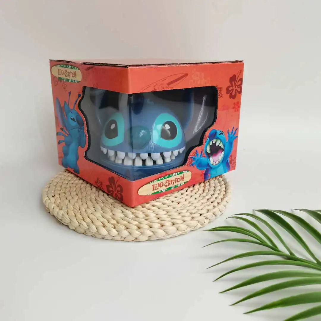 Disney Anime Stitch Bite Finger Tricky Toy Parent-child Interactive Puzzle Push Teeth Party Game Toys Kids Doll Gifts Brinquedos