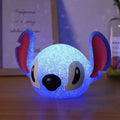 Hot Lilo & Stitch Particle Projection Night Light Cartoon Lilo And Stitch 3D Doll Reading Lamp Creative Desk Lamp Toys Gifts