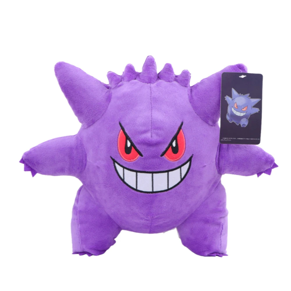 Gengar Keychain Plush Toy Pokemon Pendant Stuffed Soft Stuffed Doll Wonderful Gifts Kawaii Cute Cartoon Toys for Xmas Gifts