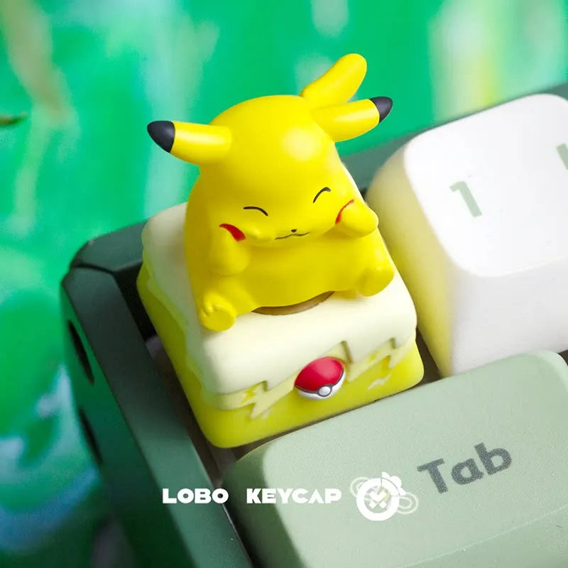 Cartoon Cute Squirtle Psyduck Keycap Personality Anime Peripheral Mechanical Keyboard Decoration Esc Single Keycap Birthday Gift