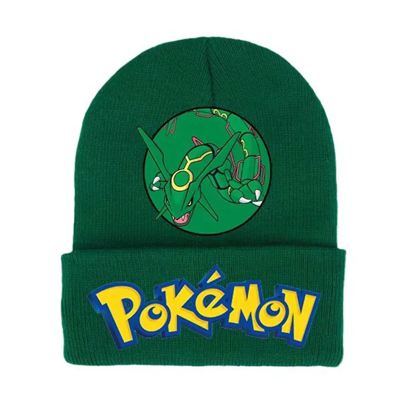 Pokemon Cute Pikachu Kids Knitted Hats Beanies Cartoon Anime Print Caps Heat Comfortable Casual Hat Birthday Gifts