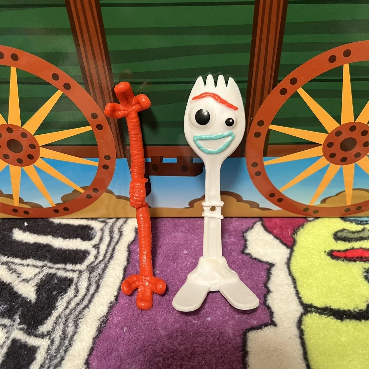 10CM Disney Toy Story Forky Woody Buzz Lightyear Bo Peep Jessie Toy Action Figures Collection For Adult Gifts
