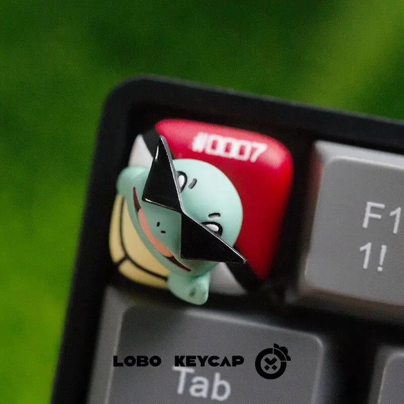 Cartoon Cute Squirtle Psyduck Keycap Personality Anime Peripheral Mechanical Keyboard Decoration Esc Single Keycap Birthday Gift