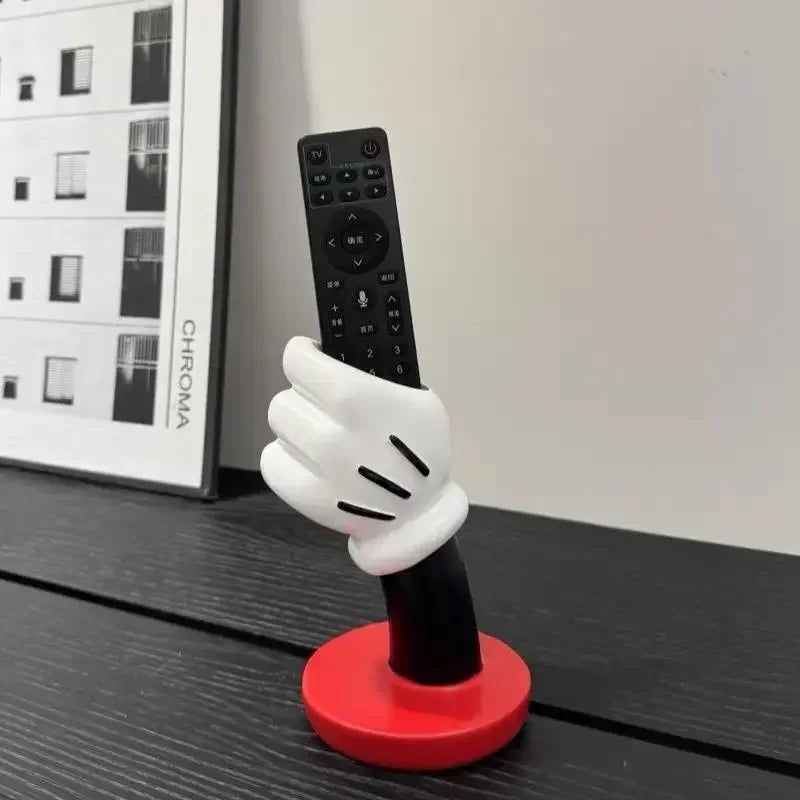 1pc Disney Mickey Hand Model Pen Container Vase Cute Cartoon Creative Home Ornament Student Stationery Office Desk Decor Gifts