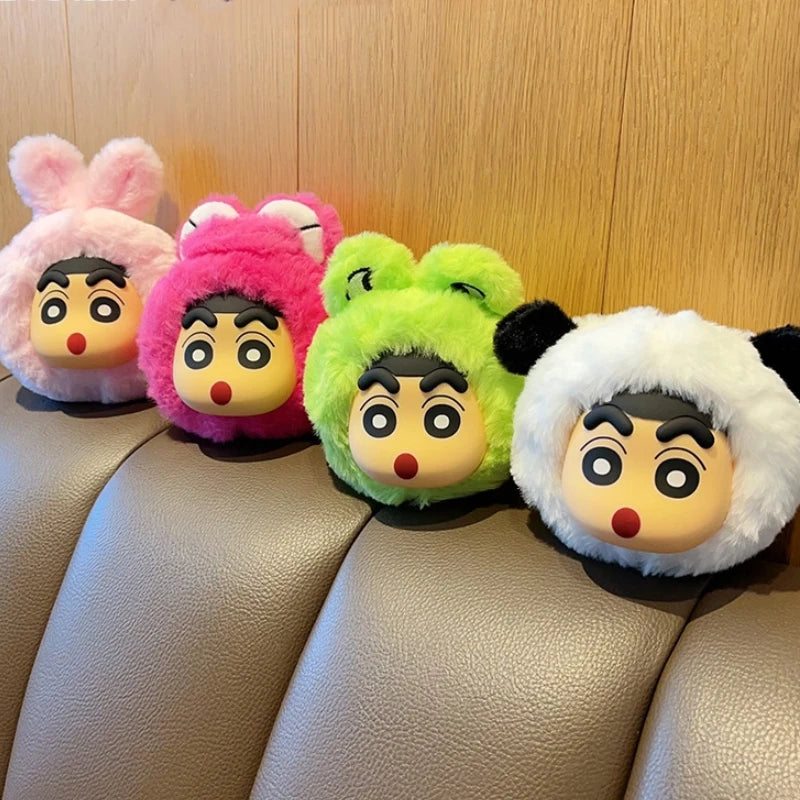 New Crayon Shin-Chan Plush Toy Keychain Couple Car Cartoon Anime Keychain Pendant Girl Cute Doll Backpack Pendant Christmas Gift
