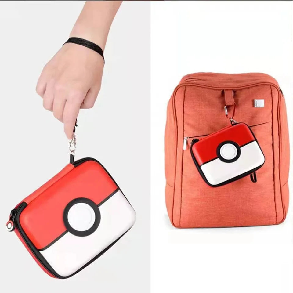 400Pcs Pokemon Game Cards Capacity Cards Holder Album Hard Case Card Holder Book Earphone Storage Box Christmas Gifts
