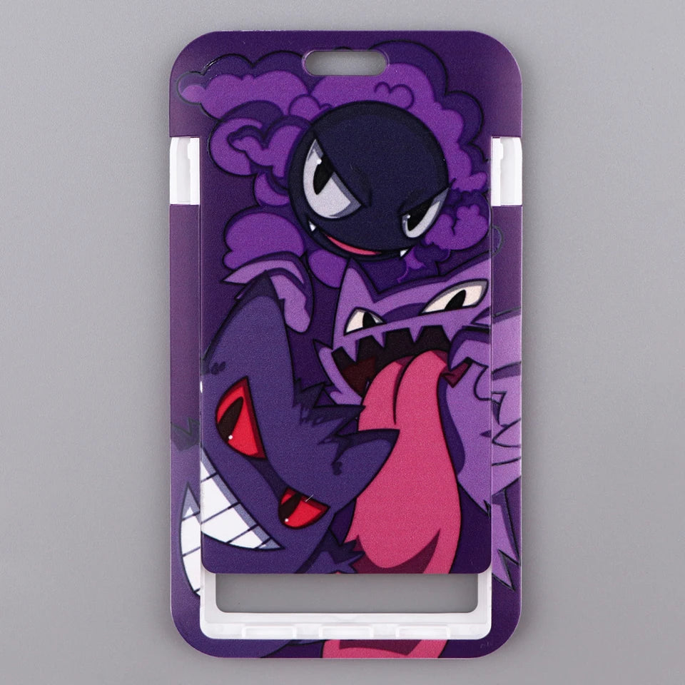 Cute Anime Gengar Lanyard For Keychain ID Card Cover Passport Student Cellphone Badge Holder Key Ring Neck Straps Accessories