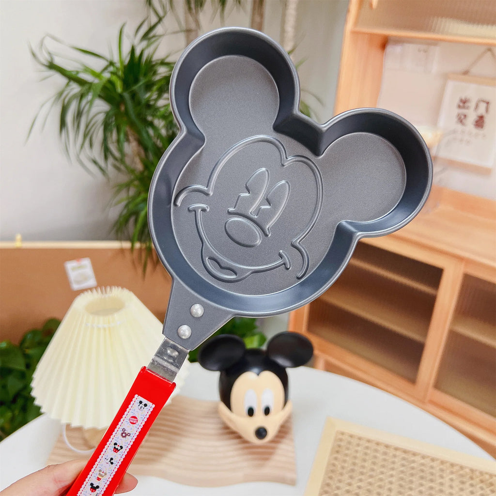 Anime Stitch Kids Breakfast Frying Pot Mickey Mouse Figure Kitchen Tools Egg Omelette Mold Non-Stick Frying Pan Baby Toy